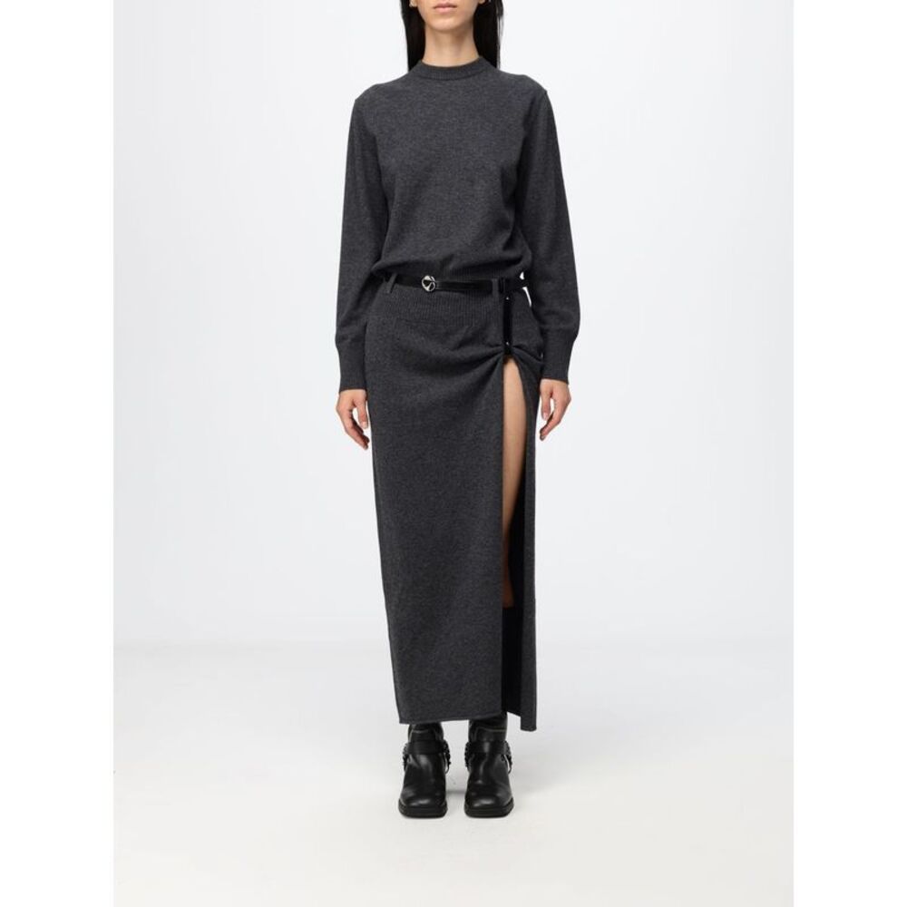 Coperni Women Cashmere And Wool Blend Knit Midi Dress By Coperni With Front Slit